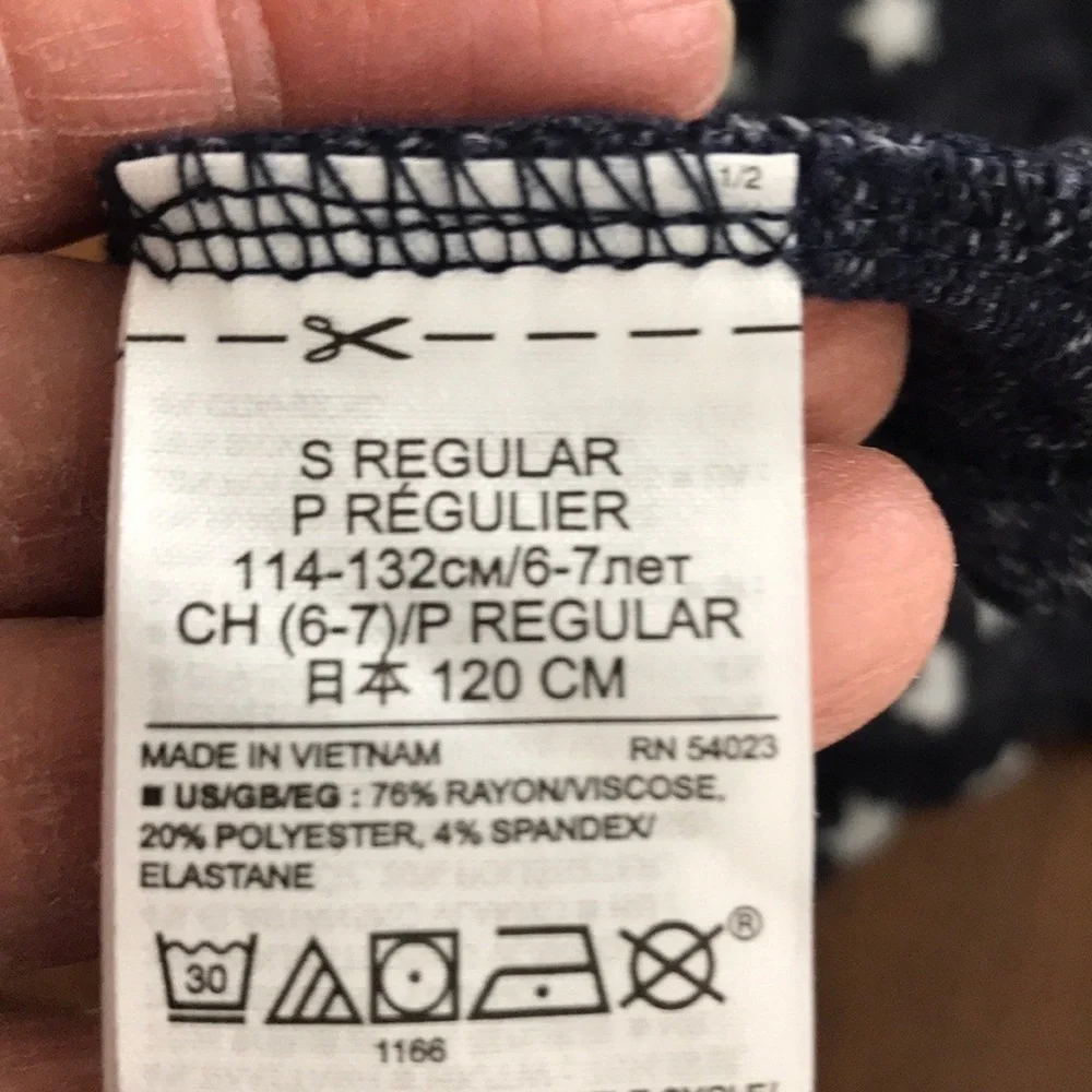 Gap Kids long sleeved dress featuring white stars